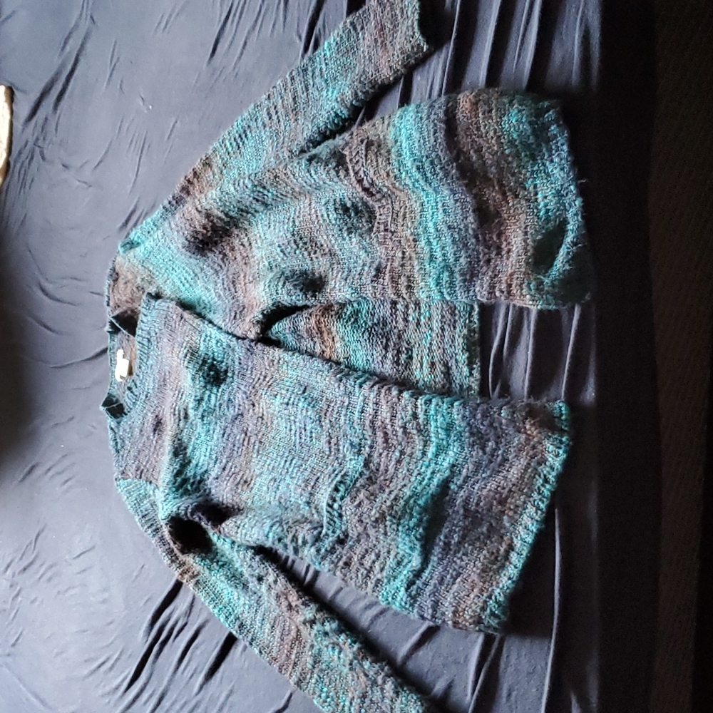 Lucky brand long multicolor cardigan